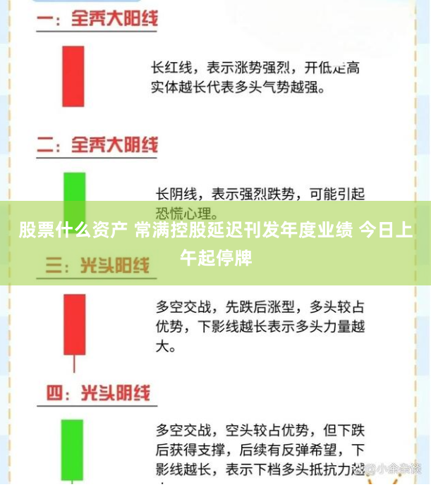 股票什么资产 常满控股延迟刊发年度业绩 今日上午起停牌