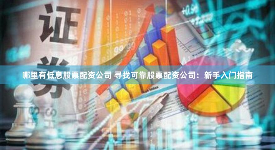 哪里有低息股票配资公司 寻找可靠股票配资公司：新手入门指南