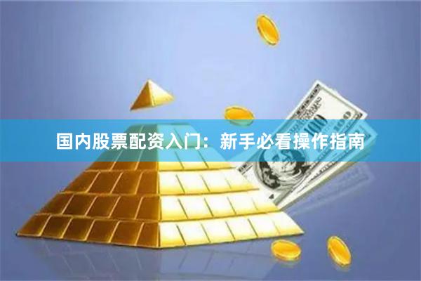 国内股票配资入门：新手必看操作指南