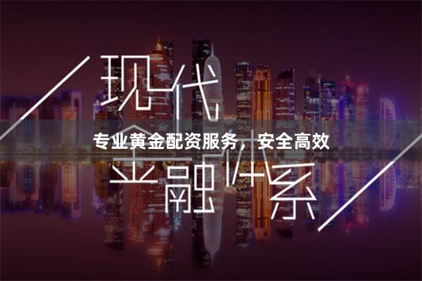 专业黄金配资服务，安全高效